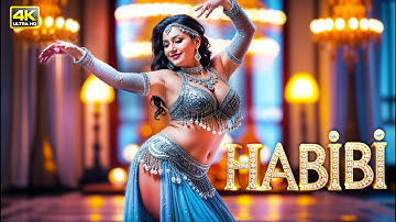 Habibi (حبيبي) - Arabic Deep House Dance Music - Official AI Video | Arabic Belly Dance Performance