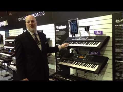 Kraft Music - Yamaha PSR-E243 & PSR-E343 Keyboard Demos at NAMM 2013