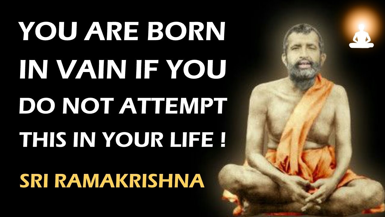 You are Born in Vain if You Do Not Attempt This in Your Life! | Sri ...