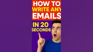 Master Email Writing with AI  (Fast, Professional & Error-Free) #shorts #ai #productivity