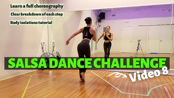 LM Salsa Dance Challenge Video 8 | Learn How to Salsa | Salsa For All Levels | Body Isolations