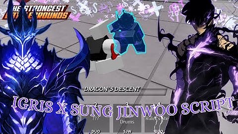 🔥🟣*NEW* TSB SUNG JIN WOO X IGRIS CUSTOM MOVESET Script For TSB | OP MOVESET