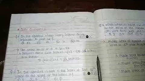 Std- 5th | Intelligence Test | 1. Comprehension |1.3- Alphabet Letters -Part-2.