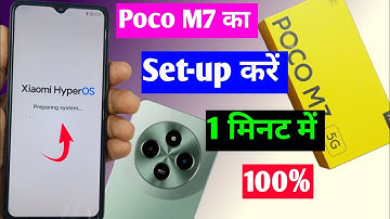 How to setup Poco M7 5G | How to turn on Poco M7 after resetting it
