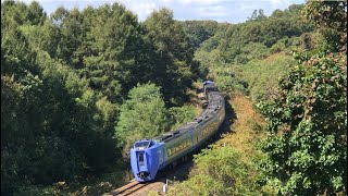 さようならキハ281系❣️特急北斗❗️宇宙軒カーブを行く