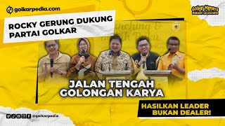 Rocky Gerung Dukung Partai Golkar Hasilkan Leader, Bukan Dealer!
