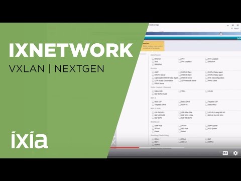 IxNetwork VXLAN - NextGen