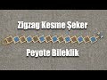 Zigzag Kesme Şeker Peyote Bileklik #DIY #kendinyap