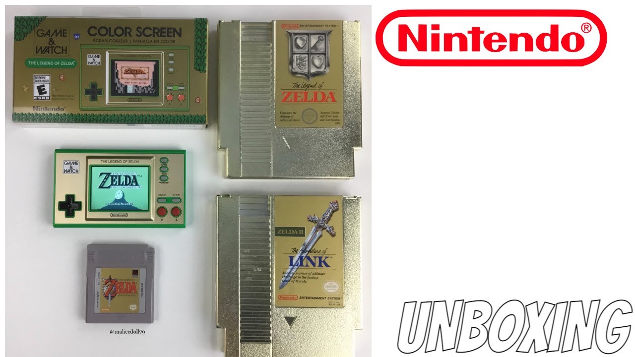 GAME AND WATCH THE LEGEND OF ZELDA UNBOXING YouTube