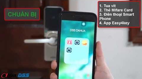 Cài đặt khóa smart lock Dahua ASL 2101S-L