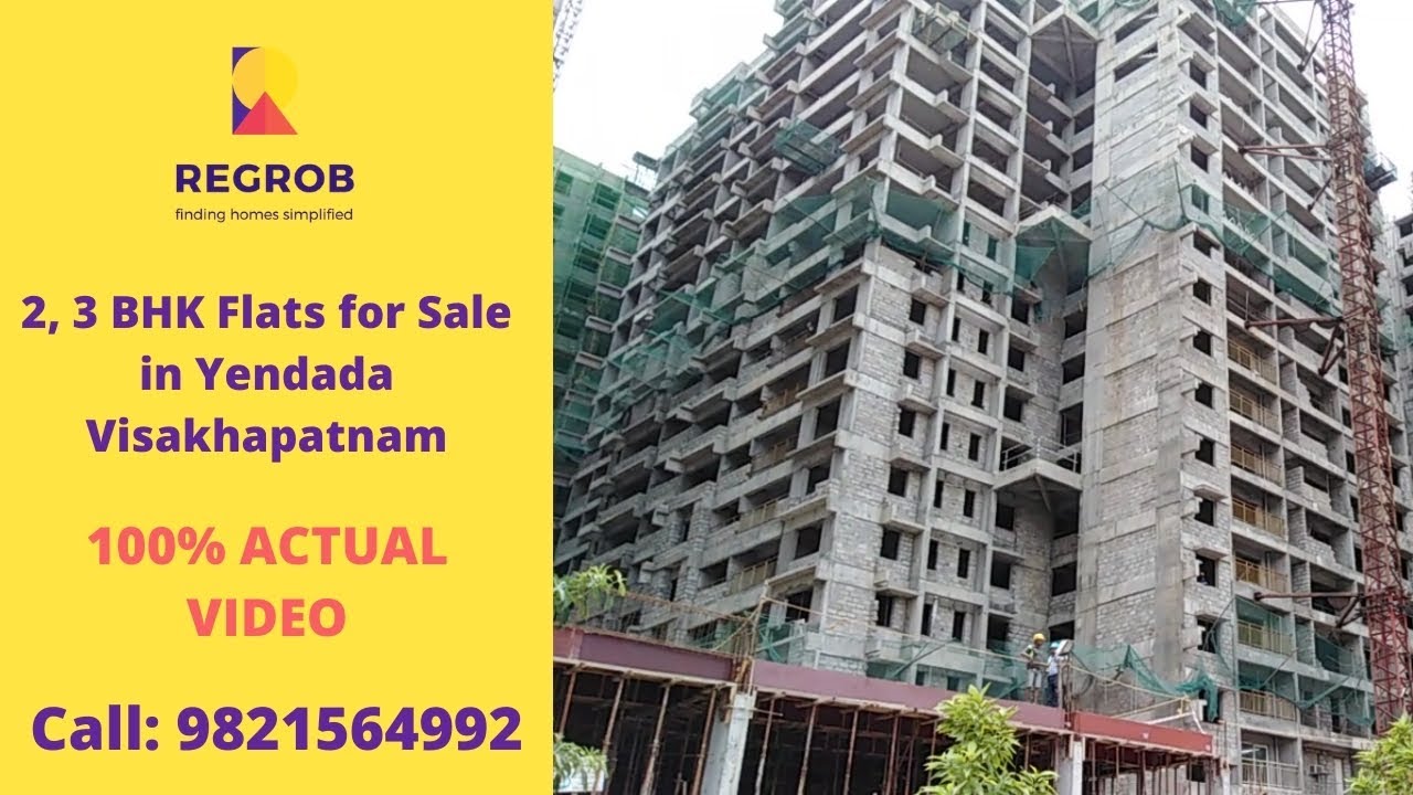 2, 3 BHK Flats for Sale in Yendada Visakhapatnam ☎️9821564992