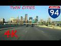 ⁴ᴷ Interstate 94 (Twin Cities, MN) westbound [4K VIDEO]