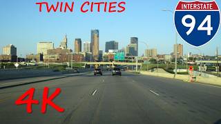 ⁴ᴷ Interstate 94 (Twin Cities, MN) westbound [4K VIDEO]