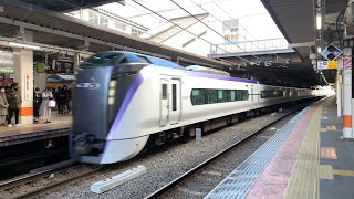 E353系 特急あずさ 中央本線 立川駅通過