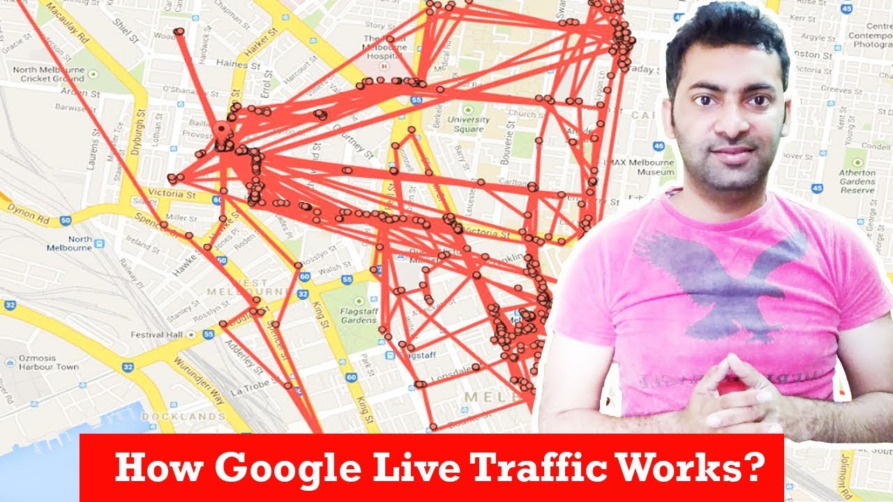 How Google Live Traffic Works? Google Map Secret!! - view my background