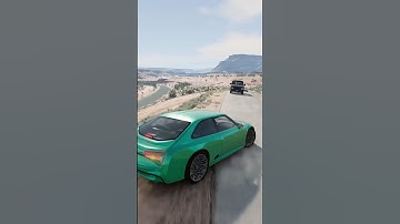 Realistic Highway car crashes #98