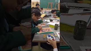 Folk Art in India Done by My Students #shorts
