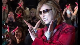 YOSHIKIの「結婚」発言に会場静まる