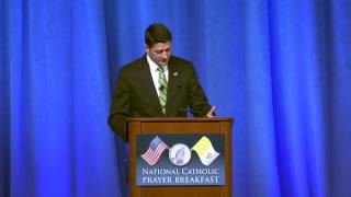 Speaker Ryan at the National Catholic Prayer Breakfast
