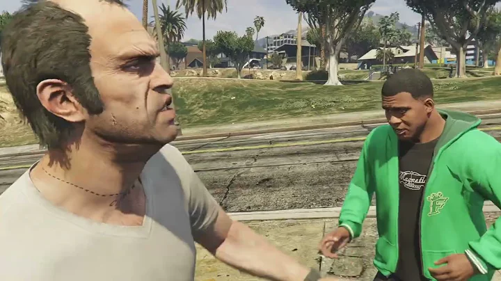 GTA 5 - Following Other Characters (All Dialogues) - Trevor, Michael, Franklin
