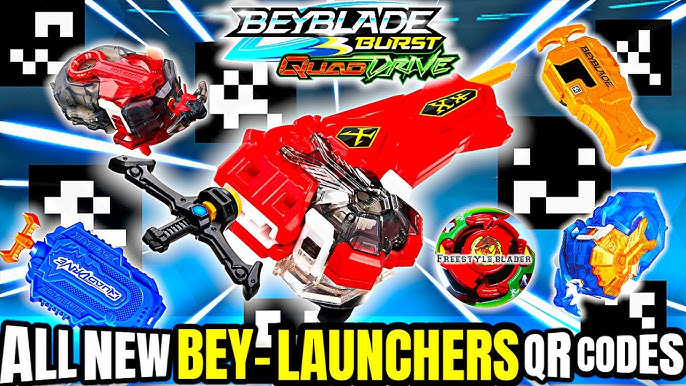Todos Beyblade Burst Quad Strike QR Codes + Pro Series #beyblade #beyb