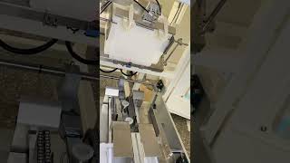 Automatic empty plastic tray box case forming folding feeding machine