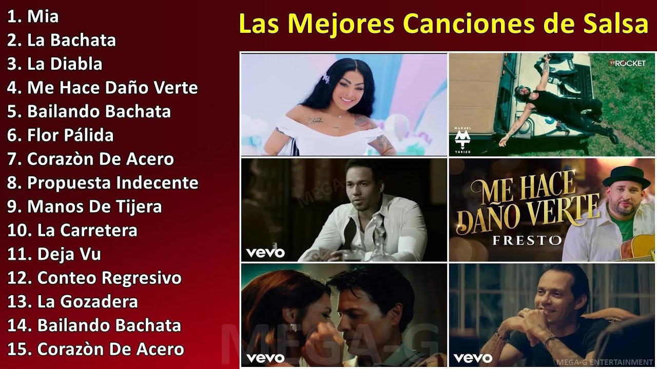 Las Mejores Canciones de Salsa y Bachata (Lista de Reproduccion