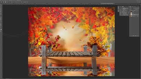 Making a water reflection using a displacement map.