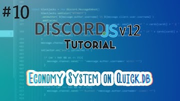 Discord.js Bot Tutorial #10 | Economy System on Quick.db