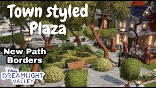 New Path Bordersturning My Plaza Into A Towndisney Dreamlight Valleyspeed Buildpart One