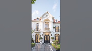 Beautiful Neoclassical Villa – 2-Story Luxury Home Design