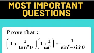 Class 10 Maths PYQs  | Trigonometry | SQP + PYQs | Board Exam 2026 | Score 95+