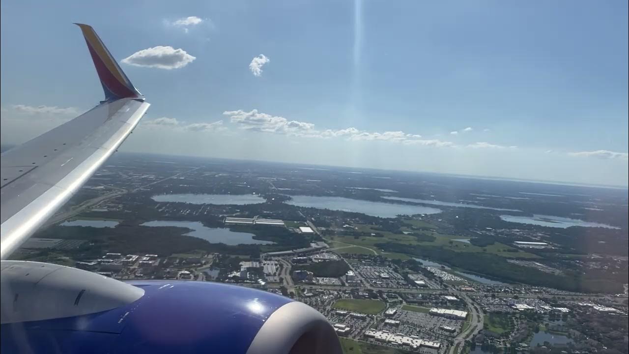 Southwest Airlines 737800 Takeoff Orlando MCO YouTube