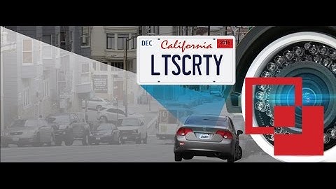 LTS CMIP7923LPR 2.1 Megapixel Licence Plate Recognition IP Camera