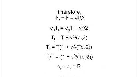 Compressible Flow Assumptions and Equations