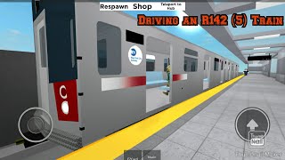 Roblox - Subway Testing Remastered - Driving an R142 (5) Train