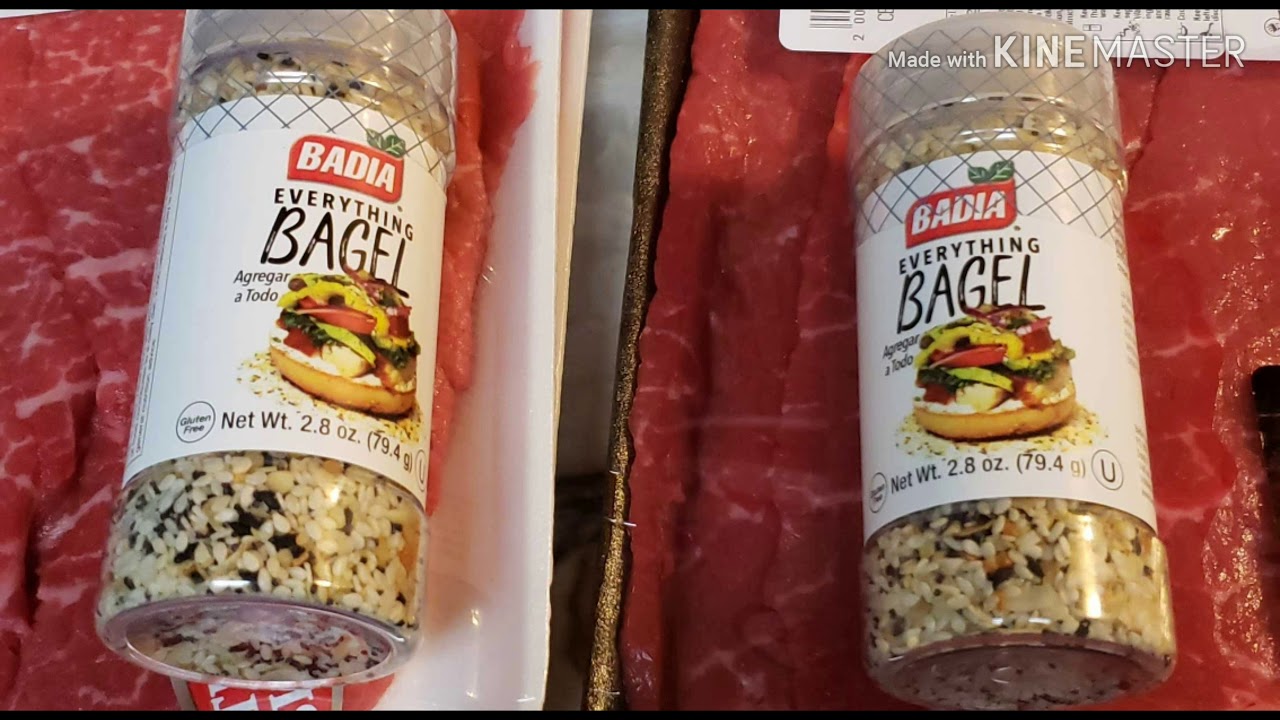 Here it is folks my new everything bagel dry rub beef jerky prep YouTube