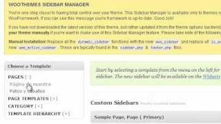 sidebar manager