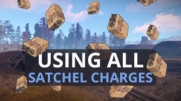 USING ALL MY SATCHEL CHARGES?!?! Rust Solo Survival #17 S5 Ep3