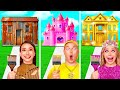 ワンカラーハウスリッチvsブロークvsギガリッチ | 面白い瞬間 Fun Fun Challenge
