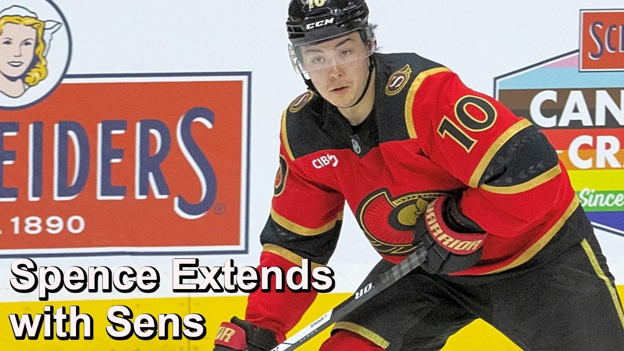 Sens Extend Spence, Robertson Says no to Blues, Cournoyer Honored, Jets Listening on Hellebuyck