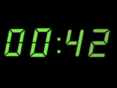 1 minute and 40 seconds Digital Countdown Timer (FREE TO USE)