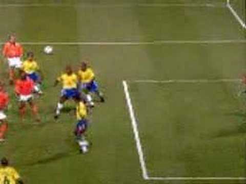 nederland-brazilie patrick kluivert goal