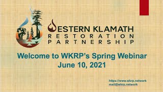 WKRP Spring Workshop,  Session 1