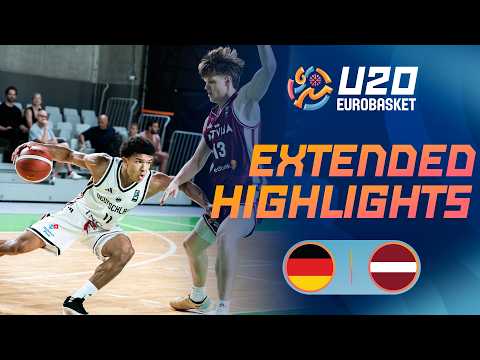 Round of 16: Germany 🇩🇪 vs Latvia 🇱🇻 | Extended Highlights | FIBA U20 EuroBasket 2026