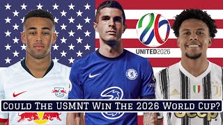 How The USA Could Lineup at the 2026 World Cup