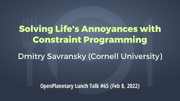 OP Lunch Talk #65: "Solving Life