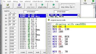 Drawing with Emu8086 - x86-16 - Part 2