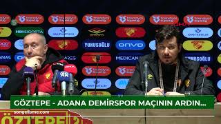 Göztepe - Adana Demirspor Maçının Ardından Vi̇deo Eklendi̇