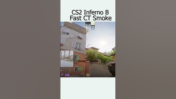 CS2 Inferno Fast B CT Smoke from T spawn #cs2 #cs2guide #cs2skins #cs2clips  #cs2smokes #cs2update